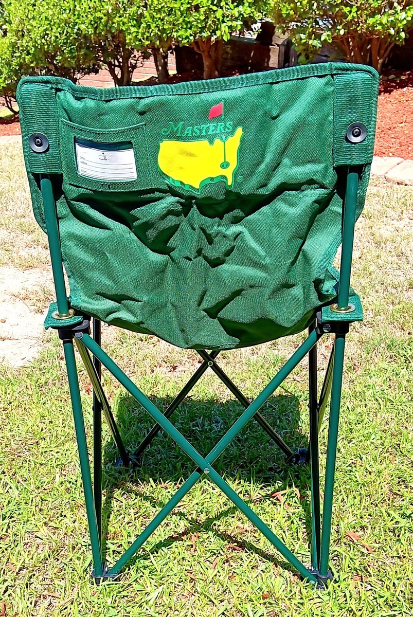 2026 Masters Golf Augusta National 1 Green Folding Chair Carry Bag