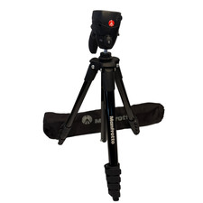 Manfrotto-61"Compact Action Aluminum Folding Tripod-Black Bag MKCOMPACTACN-BK 