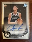 2025-26 Bowman Chrome Egor Demin Rookie AUTO Brooklyn Nets