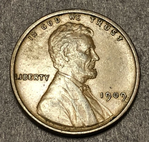 1909-P VDB Lincoln Wheat  Cent  Penny Sharp AU - Mint Luster