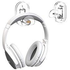 Acrylic Headphone Wall Mount Holder for Over-Ear Headphones Clear Hanger