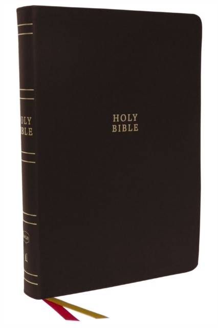 NKJV Holy Bible, Super Giant Print Reference Bible, Brown Bonded Leather, 43,000 Cross References, Red Letter, Comfort Print: New King James Version - Image 2