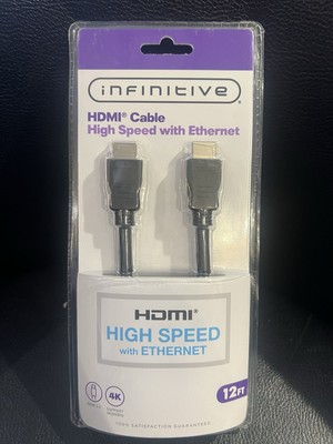 12 Ft 4k  High Speed HDMI Cable, With Ethernet. 
