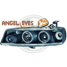 Diederichs Design Scheinwerfer Set klarglas/schwarz ANGLE EYES für Opel Calibra