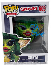 Joe Dante "Gremlins" Signed Autograph Greta Funko Pop #609 Horror Beckett COA