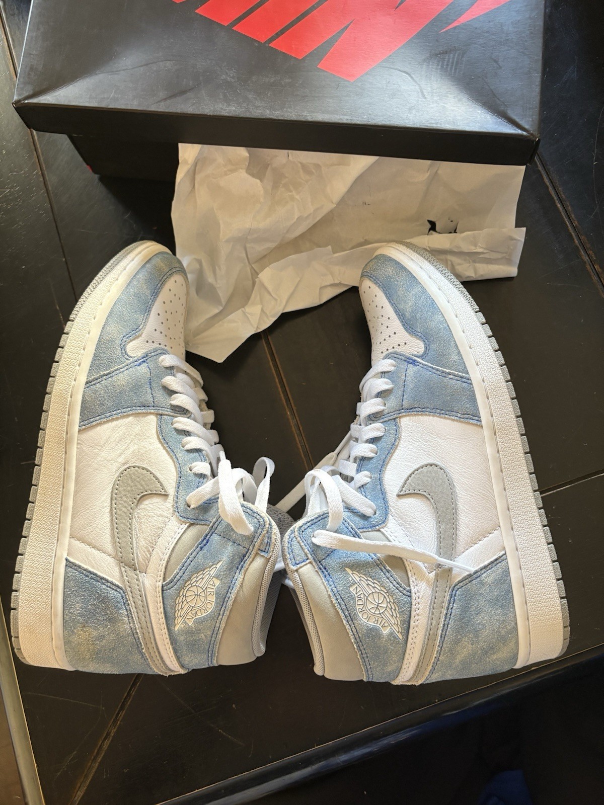 SAOLA Jordan 1 High Hyper Royal taglia 8 5 usa co Ogtto