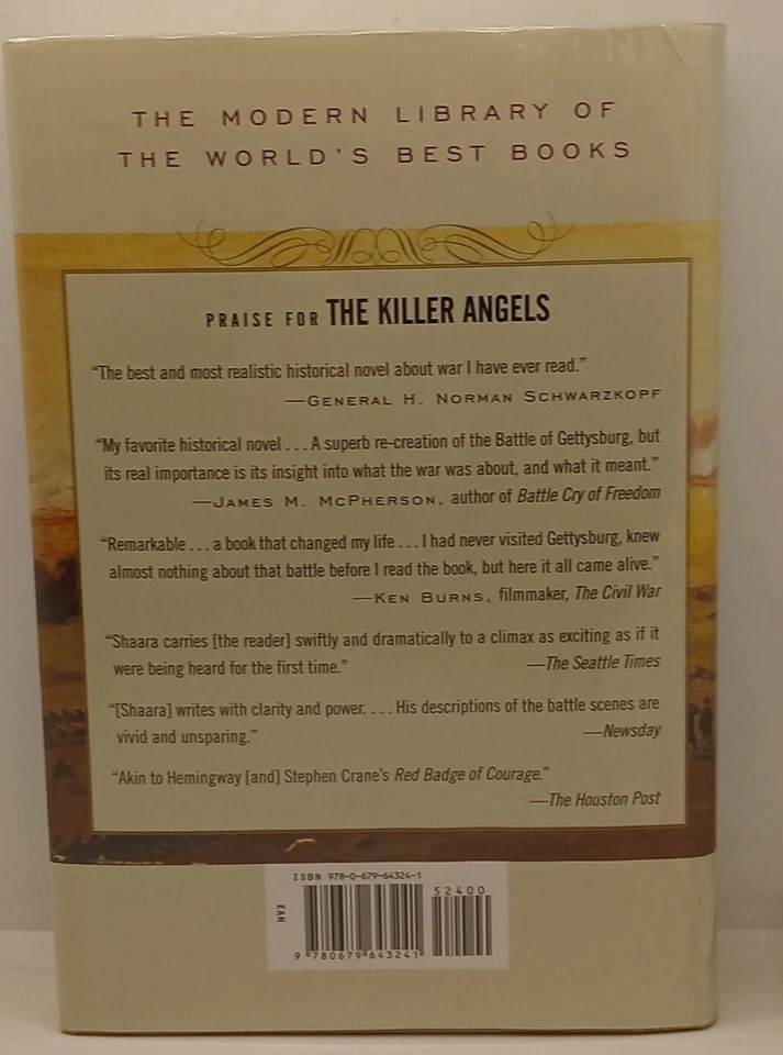 Michael Shaara The Killer Angels 30th Anniversary Edition Foto 2 de 4