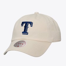 Unisex Mitchell & Ness Cream Texas Rangers Off-Season 1904 Strapback Adjustable