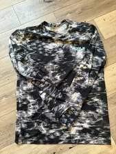 Magellan Shirt Men’s M Gray Scale Tech Long Sleeve Performance Fish Gear