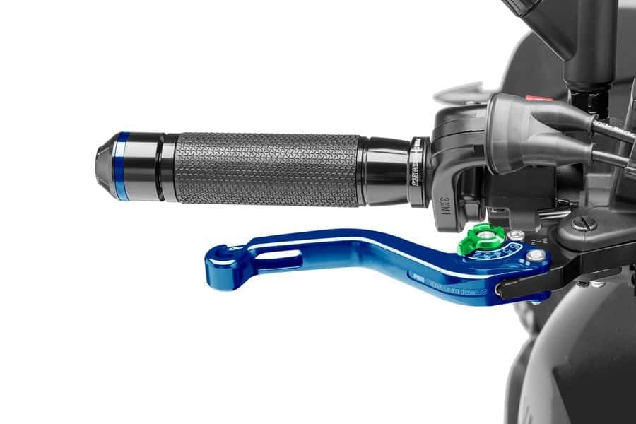 13598-RIGHT BRAKE LEVER HANDLE BLUE PUIG compatible with KAWASAKI