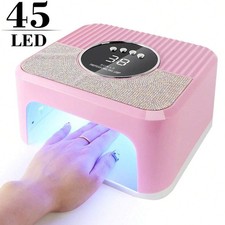 Professional 45 LED UV Gel Nail Dryer Diamond Curing Lamp LCD Display Auto Senso