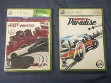Burnout Paradise And Most Wanted NFS Microsoft Xbox 360