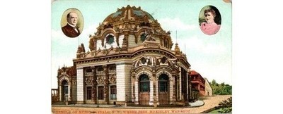 1907-15 Temple of Music Pan-Am Expo McKinley Assassination Buffalo Erie Postcard