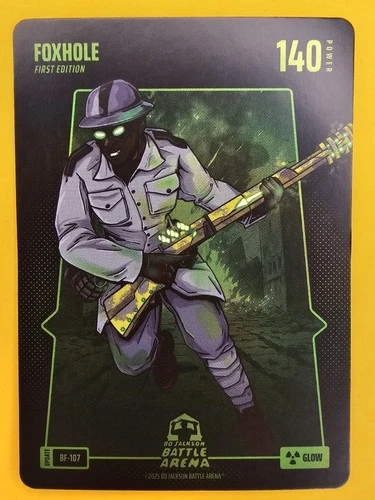 Bo Jackson Battle Arena #BF-107 Foxhole De'Aaron Fox Glow Battlefoil