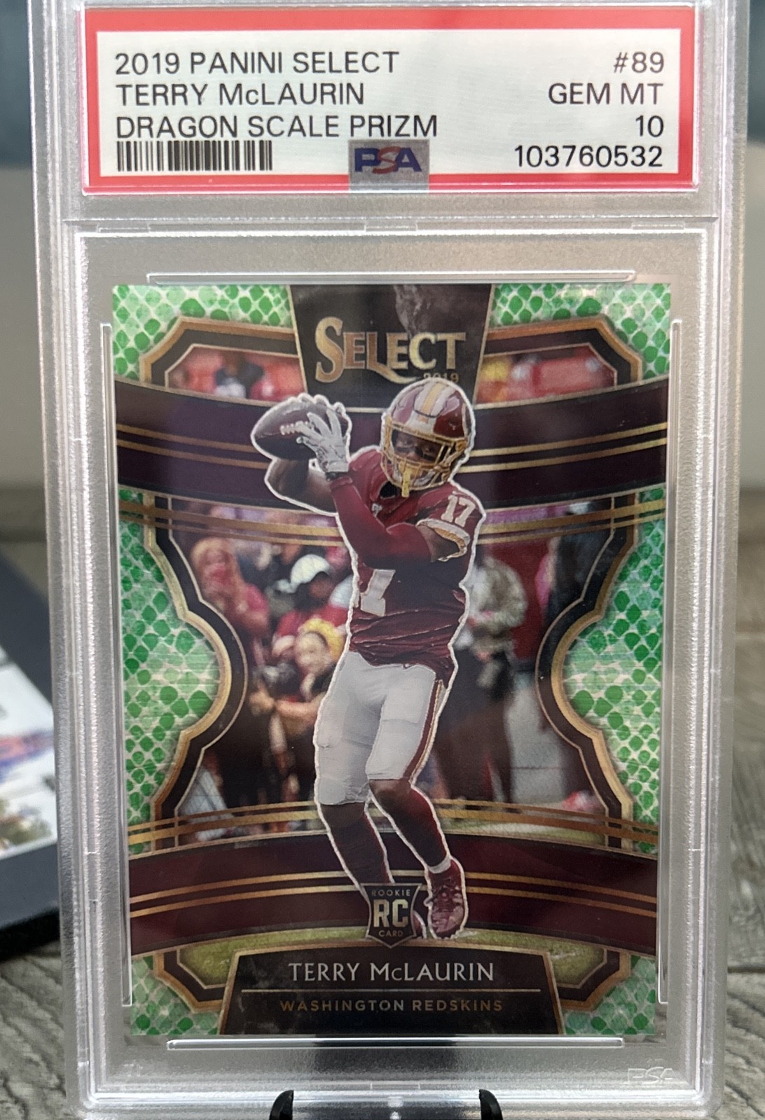 Terry McLaurin Panini Select #89 Dragon Scale