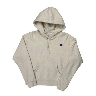 Reverse Weave Champion Hoodie - Medium Creme Baumwollmischung