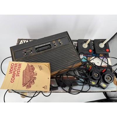 Atari 2600 Video Computer System Original Box Paddle Controllers Untested