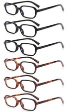 6 Pack Blue Light Blocking Reading Glasses for Women Men, 97.69 Blue...