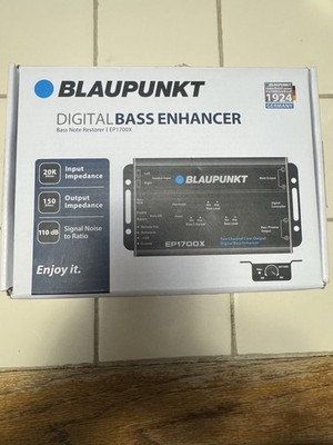 BLAUPUNKT EP1700X CAR AUDIO DIGITAL BASS RECONSTRUCTION PROCESSOR w/ REMOTE
