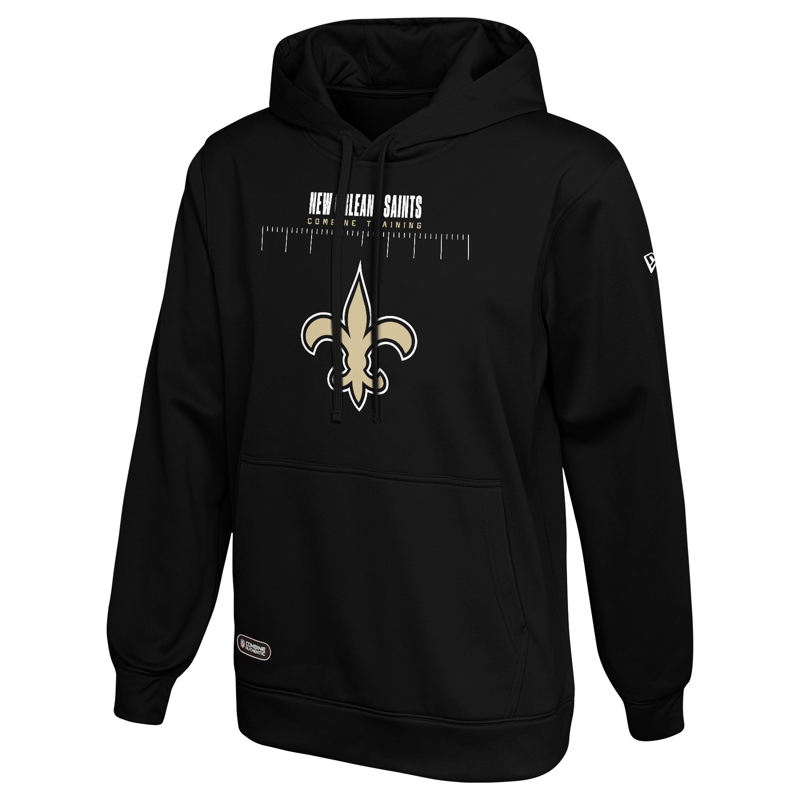 Мужская толстовка с капюшоном New Era New Orleans Saints NFL, черный