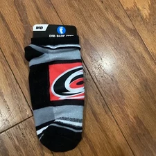 Carolina Hurricanes Deuce Socks Med For Bare Feet  NHL19