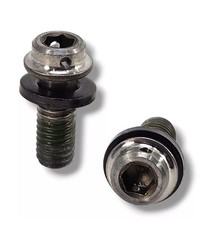   x4 BOLTS  SHIMANO XTR BR-M987 Titanium Caliper Fixing Bolt - M6 x 14.6mm