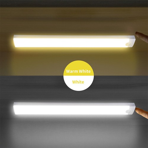 Wireless LED PIR Motion Sensor Light USB Rechargeable Strip Cabinet Closet Lamp^ - Picture 6 of 25