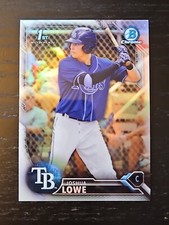 2016 Bowman Chrome Draft JOSHUA LOWE 1st Bowman Refractor Tampa Bay Rays