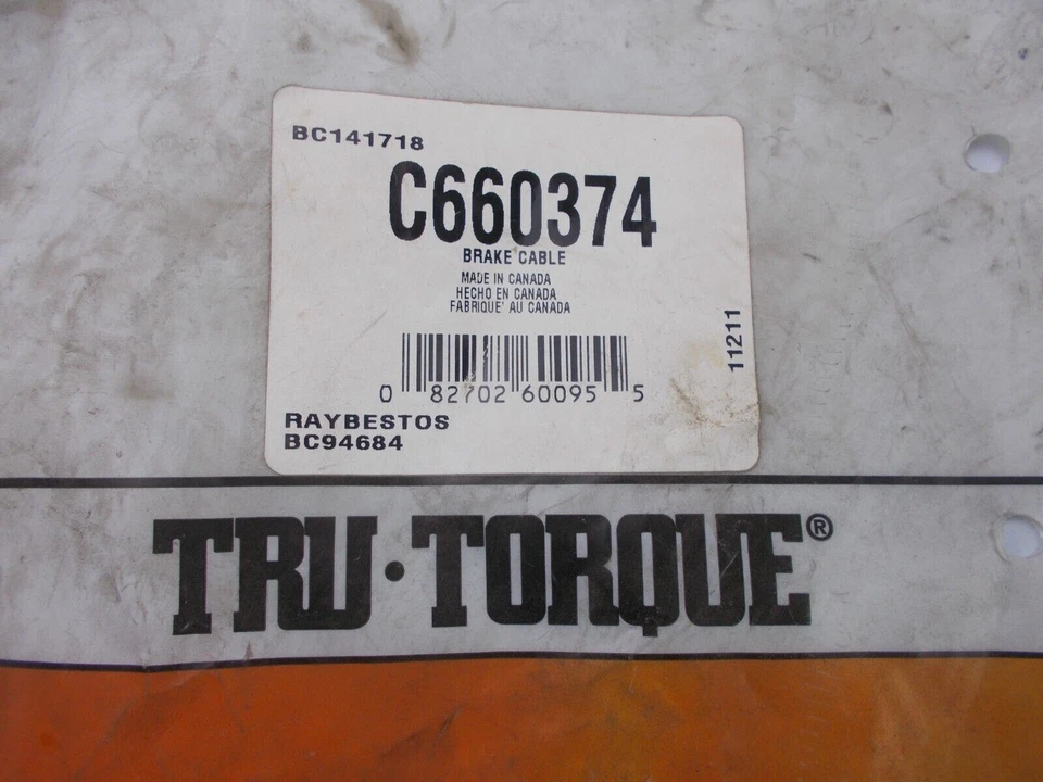 Parking Brake Cable Front TRU-TORQUE C660374 fits: Mazda Protege/Protege5 — 第 4/4 张图片