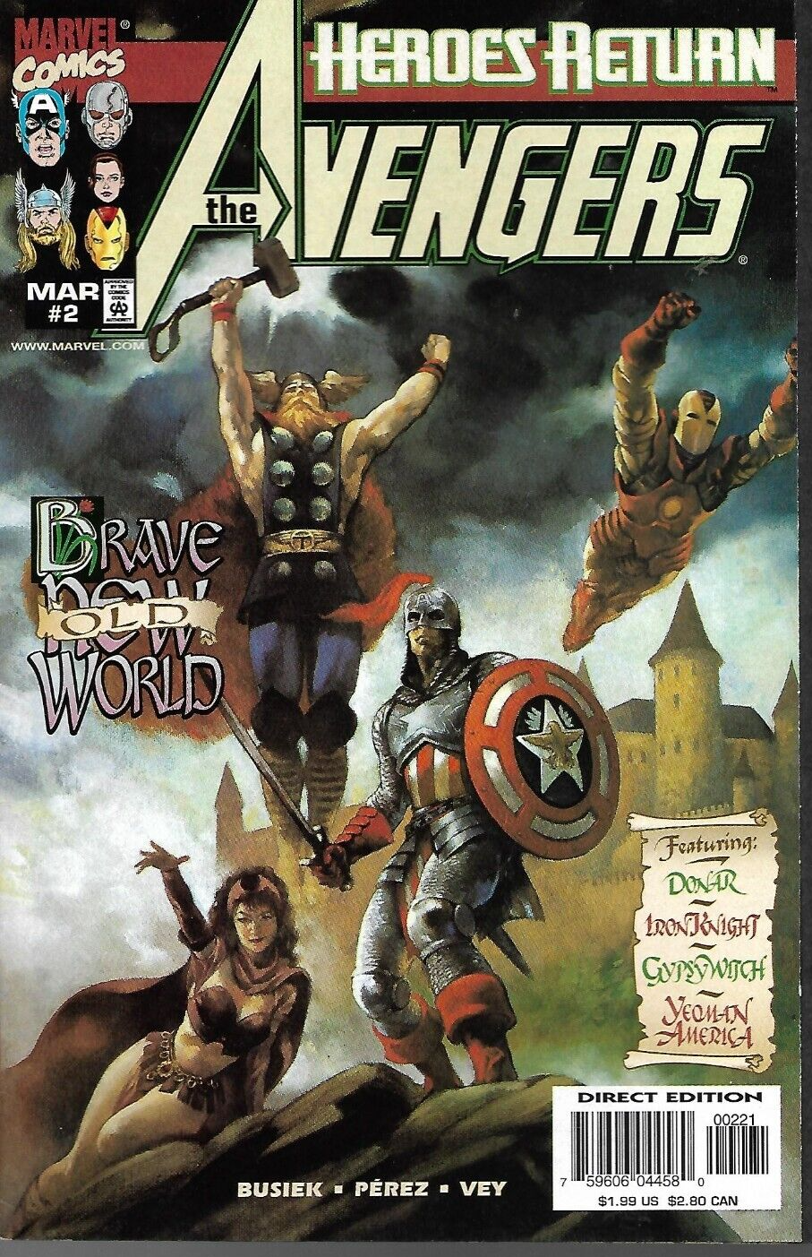 AVENGERS (1998) #2 Variant - Back Issue