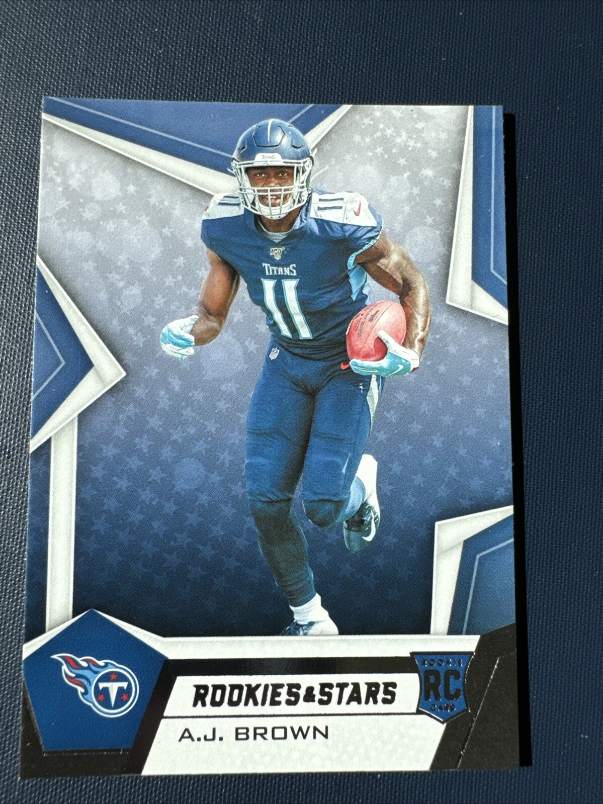 2019 Rookies & Stars #140 A.J. Brown Rookie Card RC Titans Eagles