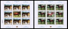 Z_269 2003 Serbia Srpska horses 2 SHEET MNH Combined payments&shipping