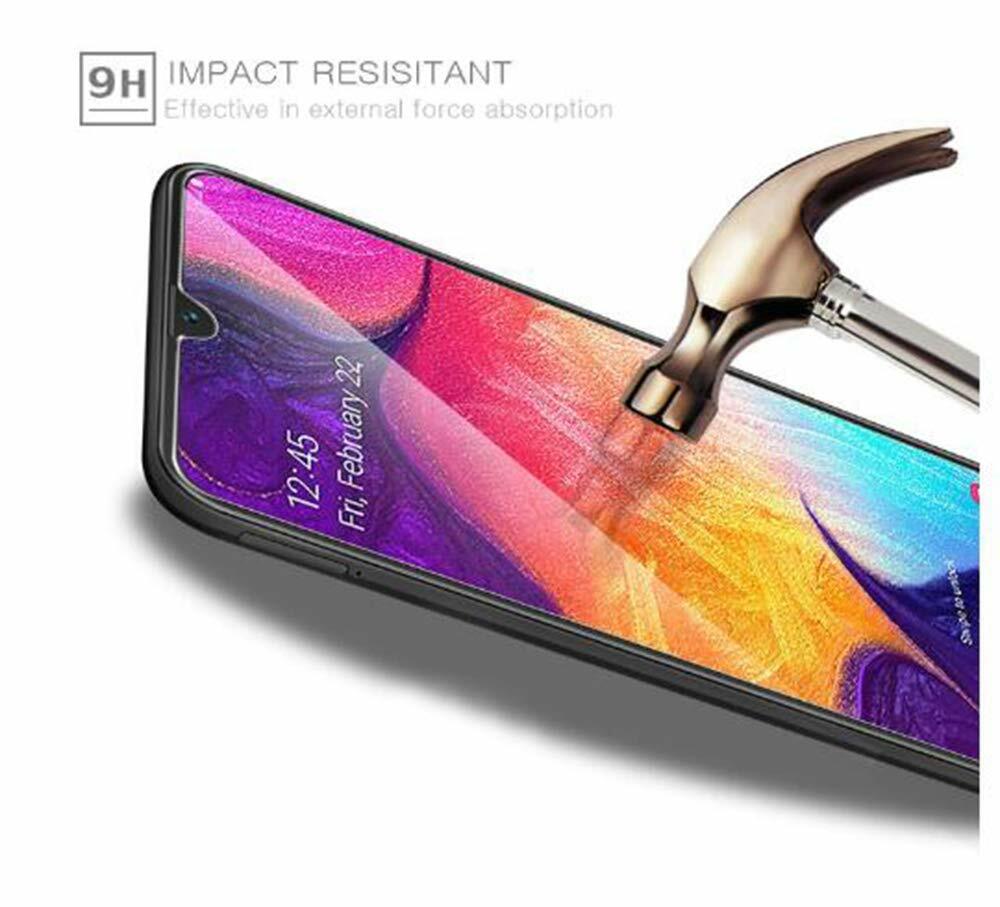 Kit Protection Galaxy A50 - Coque TPU Transparente + 2 Verres Trempés - Neuf