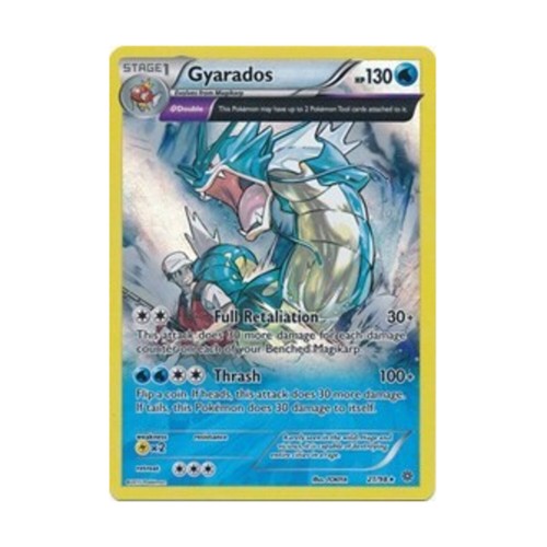 Gyarados FULL ART Holo Rare 21/98 XY Ancient Origins Pokemon TCG