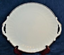 Neuf Bernardaud Limoges France Palmier Forme Tout Blanc Verlaine 12 " Géré