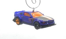 Christmas Ornament for 2005 Ford Mustang Blue Orange