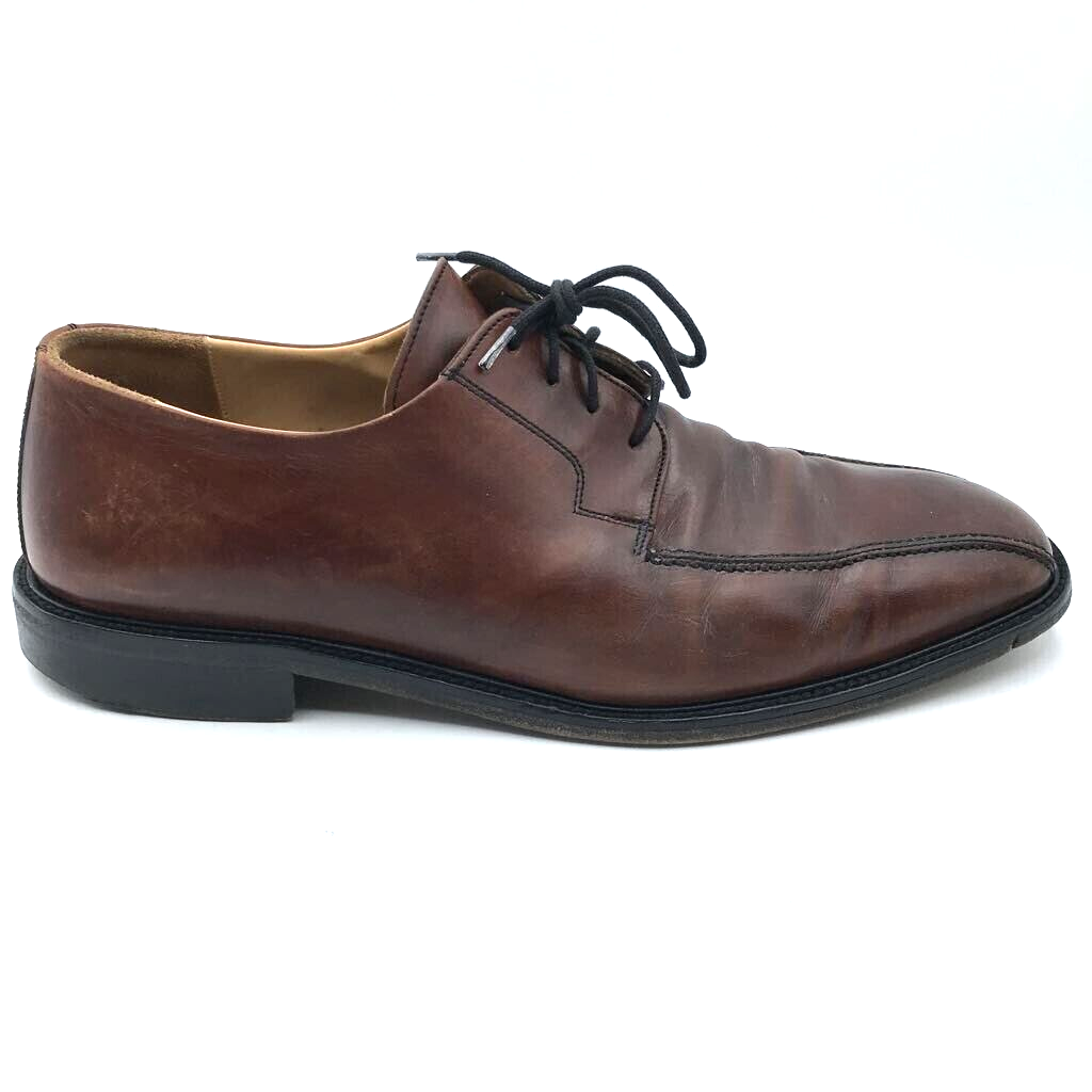 Johnston & Murphy Mens Derby Dress Shoes Brown Leather  display picture 1
