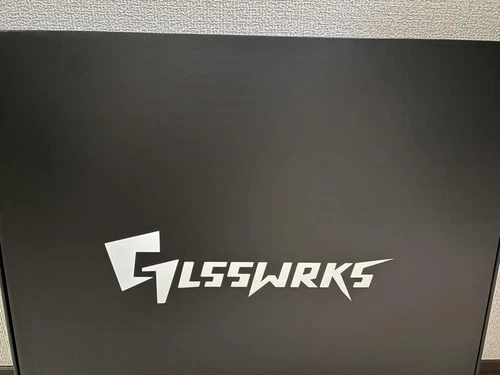 GLSSWRKS Dark Kazemi  Blue 490x420mm Glass Gaming Mouse pad Limited Game w/ Box