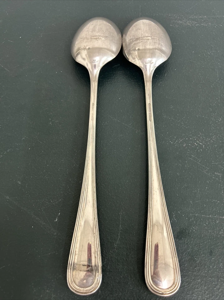 Gorham Heritage Silver Plated Heritage. E.P. Serving Spoons 34cm Italy - Image 4 of 4