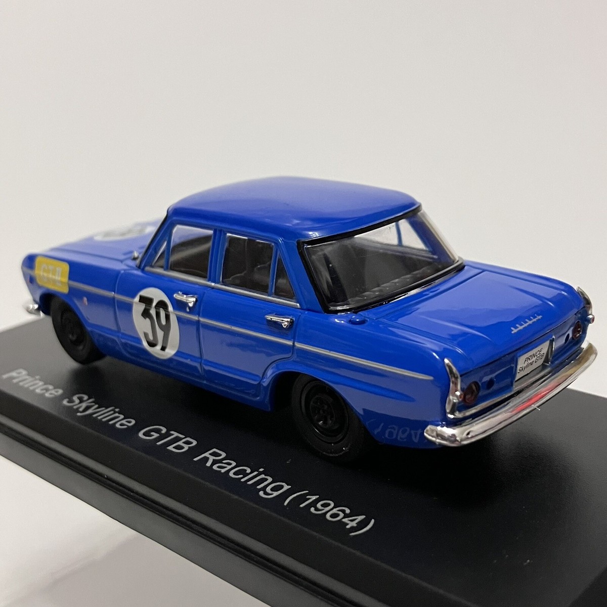 1:43 Prince Skyline GTB Racing 1964 Diecast Toy Car Rare Hachette