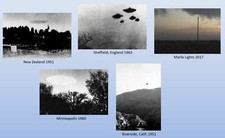 Listing image for 5 UFO Flying Saucer Photos, PROJECT BLUE BOOK CIA FILES Collection 5 PHOTO Lot