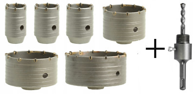 Lochsäge beton Bohrer Bohrkrone SDS PLUS 30 - 130mm Ziegel Mauerwerk Beton Drill