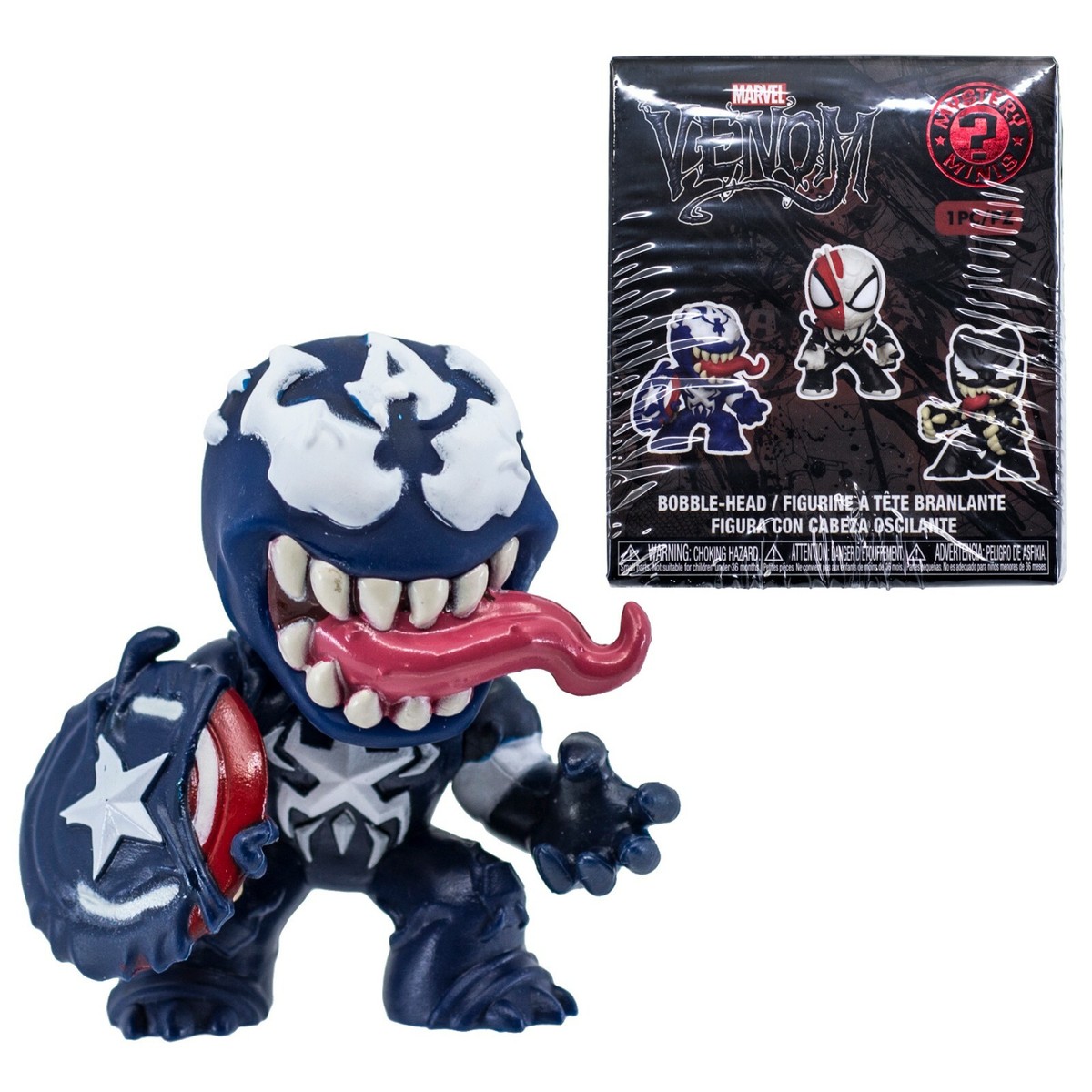 MARVEL Venom ぬいぐるみ 約10cm VENOMぬいぐるみキーチェーン| キャステル | CASTEL ディズニー情報