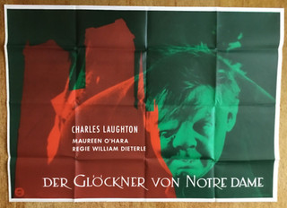 Der Glöckner von Notre Dame (A0 Sonderplakat '54) Charles Laughton / Horror