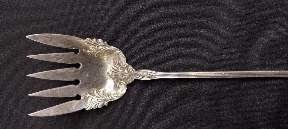 Tenedor enlatado de lechuga/sardina Victoria-Florence (Sterling, 1905) de Frank Whiting Foto 3 de 4