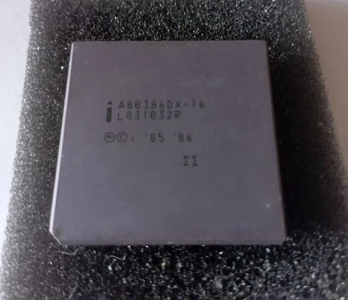 Intel A80386DX-20 double sigma 386 CPU vintage OR