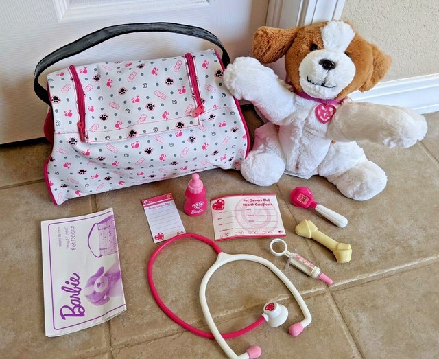 barbie vet set dog