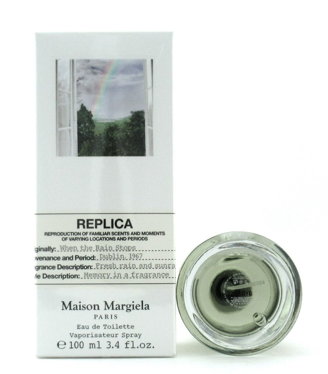 REPLICA MAISON MARGIELA WHEN THE RAIN STOPS UNISEX EDT SPRAY 3.4FL