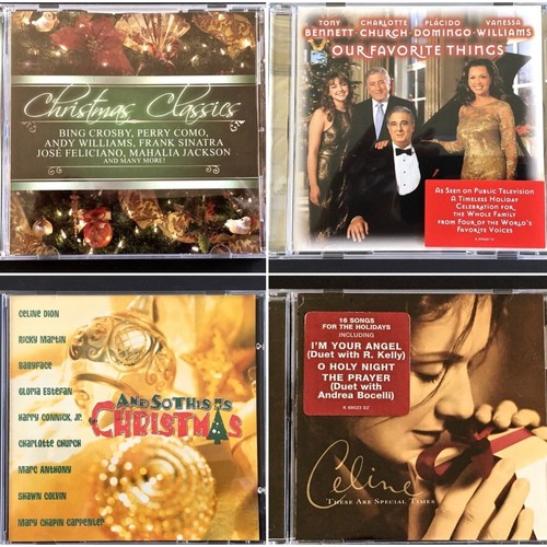 Christmas 4 CD Lot Mixed Vocal Christmas Classics Celine Bennett Domingo Estefan