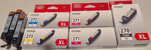 Genuine Canon CLI-270/271 Ink Cartridges (8)